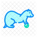 Ferret Playing Pet Icon