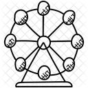 Ferris Wheel London Icon