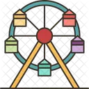 Ferris Wheel Ride Icon