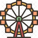 Ferris Wheel Carnival Icon