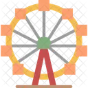 Ferris Wheel Carnival Icon