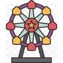 Ferris Wheel Amusement Icon