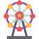Ferris Wheel Amusement Icon