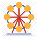 Ferris Wheel Carnival Icon