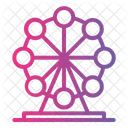 Ferris Wheel Carnival Icon