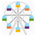 Ferris Wheel Wheel Amusement Park Carnival Festival Circus Play Icon