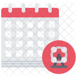 Ferris Wheel Calendar  Icon