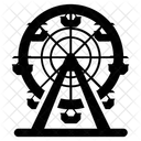 Ferris Wheel Carnival Sky Wheel Icon