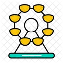 Ferris Wheel Amusement Park Park Icon