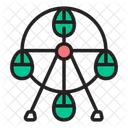 Ferris Wheel Ride Icon