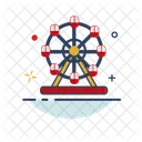 Merry Go Round Ferris Wheel Ferris Icon