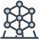 Atomium Building Landmark Icon