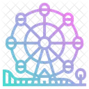 Ferris Wheel Fairground Icon