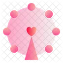 Ferris Wheel Love Romance Icon