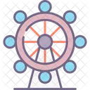 Ferris Wheel Carousel Ferris Park Wheel Icon