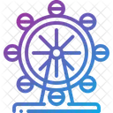 Ferris Wheel Amusement Park Big Wheel Icon