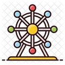 Skywheel Ferris Wheel Fairground Icon