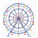 Ferris Wheel Circus Set Circus Icon