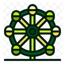 Carnival Ferris Wheel Icon