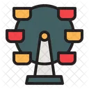 Ferris Wheel Amusement Park Park Icon