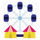 Ferris Wheel Amusement Park Park Icon