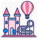 Ferris Wheel Amusement Park Carnival Icon
