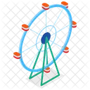 Ferris Wheel Amusement Park Fairground Icon