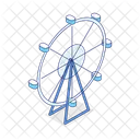 Ferris Wheel Amusement Park Fairground Icon