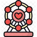 Ferris Wheel Carnival Amusement Park Icon