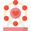 Ferris Wheel Carnival Amusement Park Icon