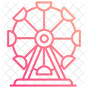 Ferris Wheel Amusement Park Carnival Icon