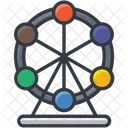 Ferris Wheel Carnival Icon