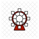 Ferris Wheel Amusement Park Carnival Icon