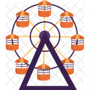 Ferris Wheel Night Fair  Symbol