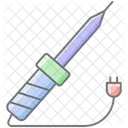 Icone De Cor Linear Incrivel De Ferro De Solda Ícone