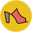 Absatz Schuhe Frau Icon