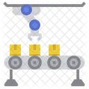 Forderband Fabrik Automatisierung Symbol