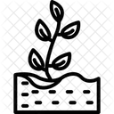 Fertile Land Lines Fertile Land Icon