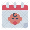 Fertility Calendar Cycle Icon