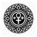 Fertility Motif Tribal Icon