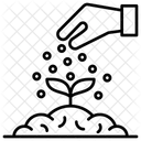 Planta Fertilizante Solo Ícone