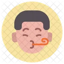 Garoto Emoji Sorridente Ícone