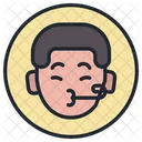 Garoto Emoji Sorridente Ícone