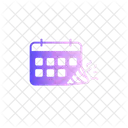 Hora E Data Calendario Data Ícone