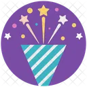 Festa Chapeus Cone Icon