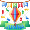 Festa Junina Celebration Party Icon