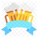 Festival Banner Beer Oktoberfest Icon