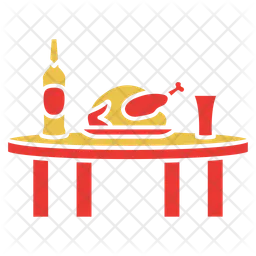 Festival table  Icon