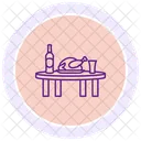 Festival table  Icon