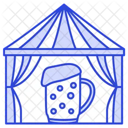 Festival tent lighting  Icon